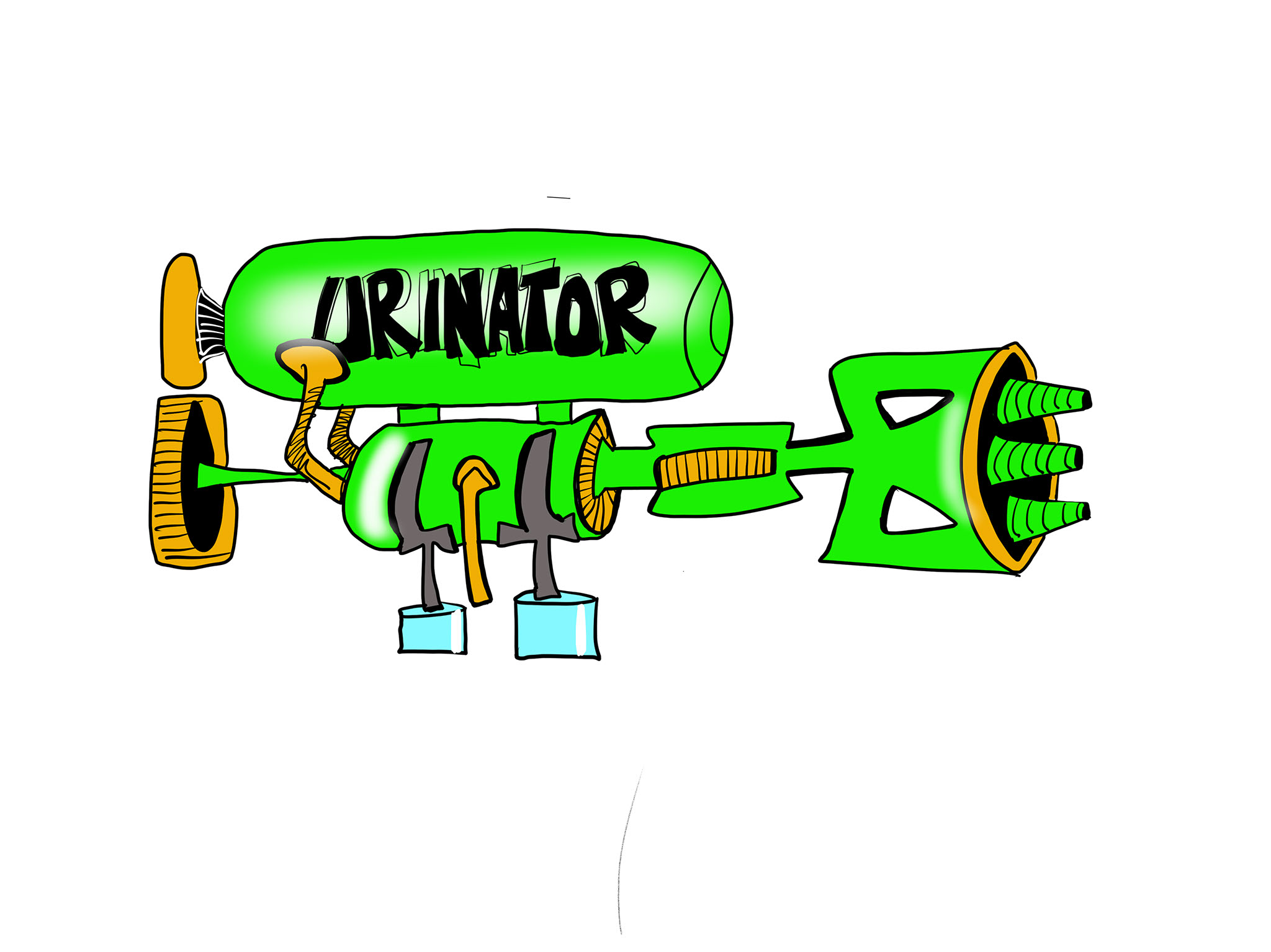 Urinator, authored Carny Island artwork
