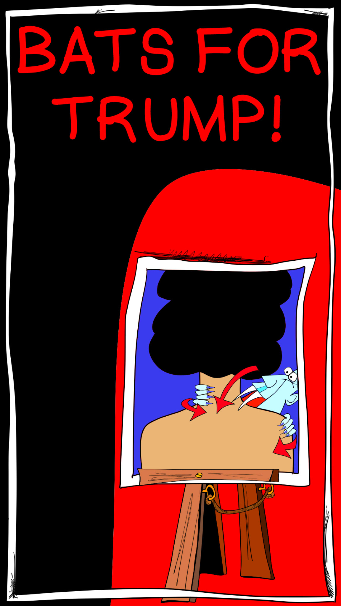 Vampire boot camp, authored Carny Island artwork