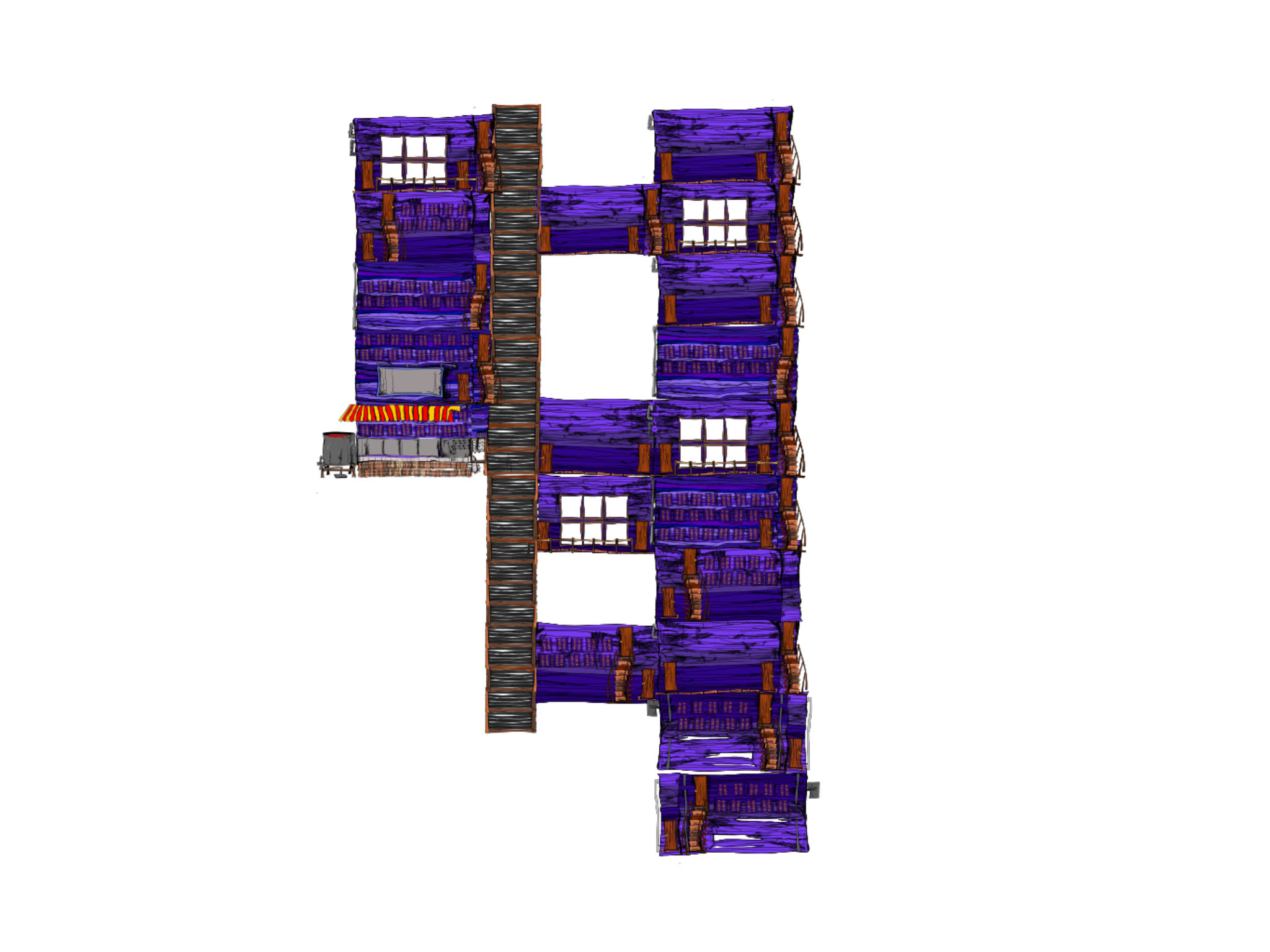 Version 3 conflict, authored Carny Island artwork