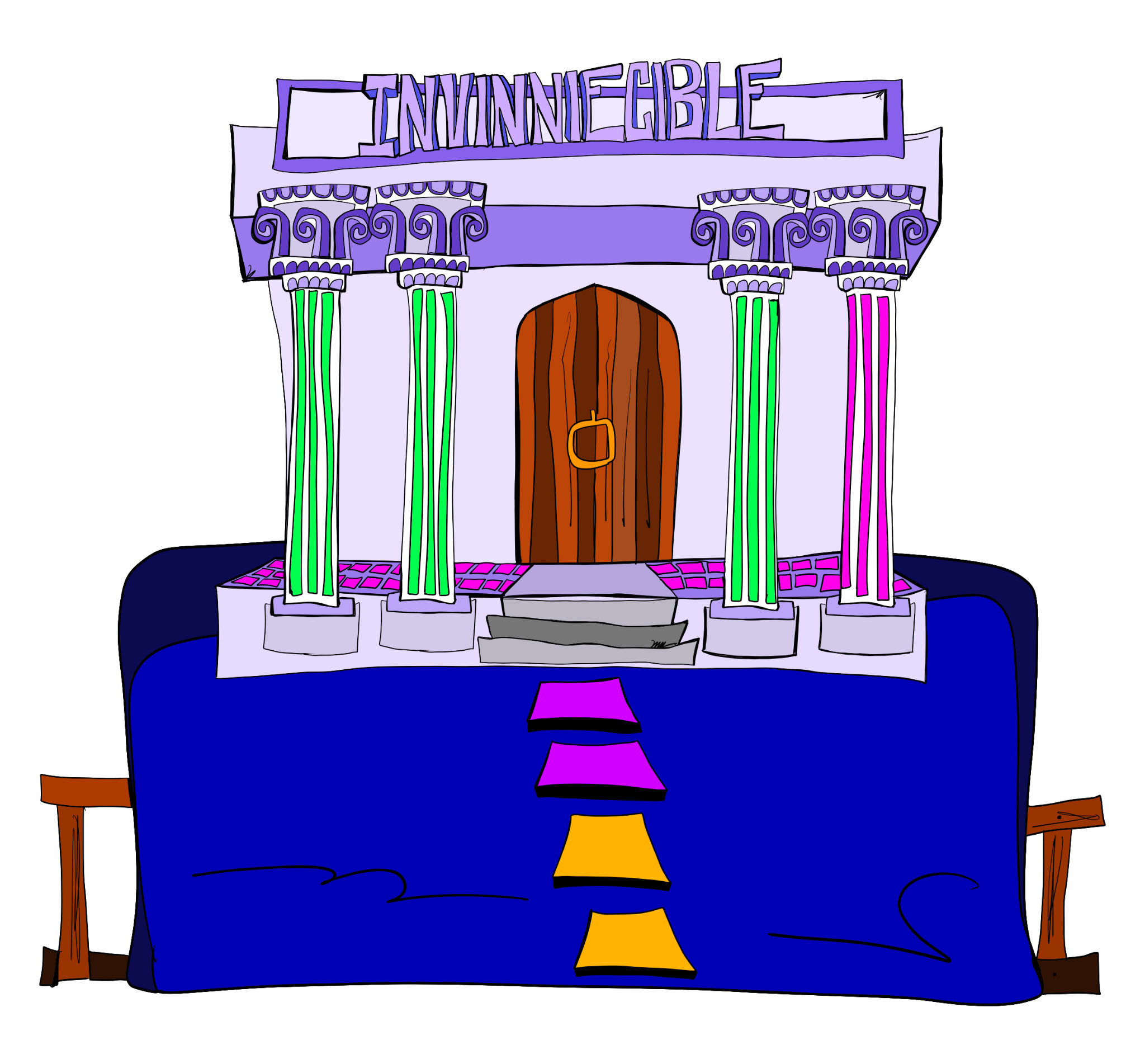 Vinnie Mauseleum, authored Carny Island artwork